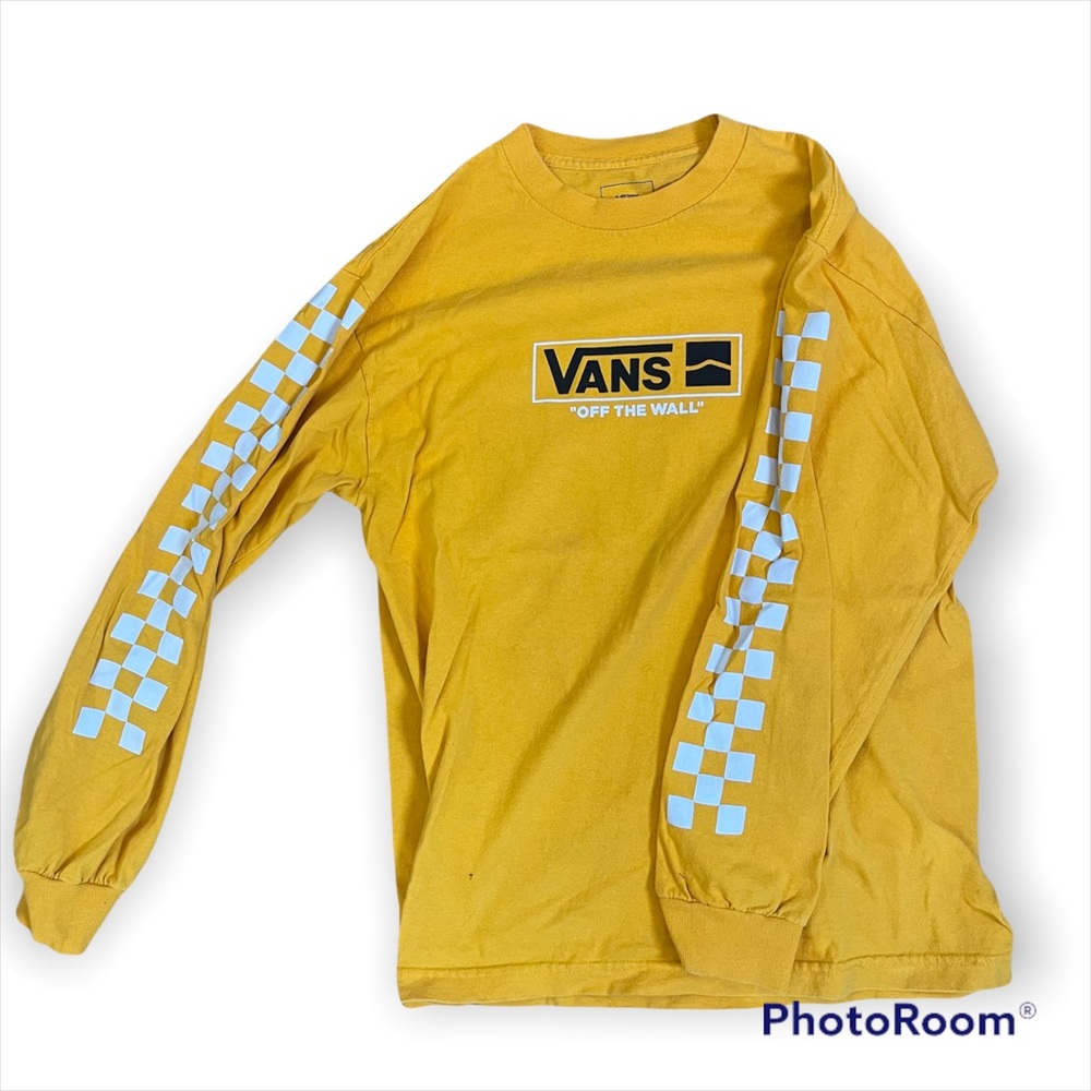 Yellow Vans Long Sleeve Shirt